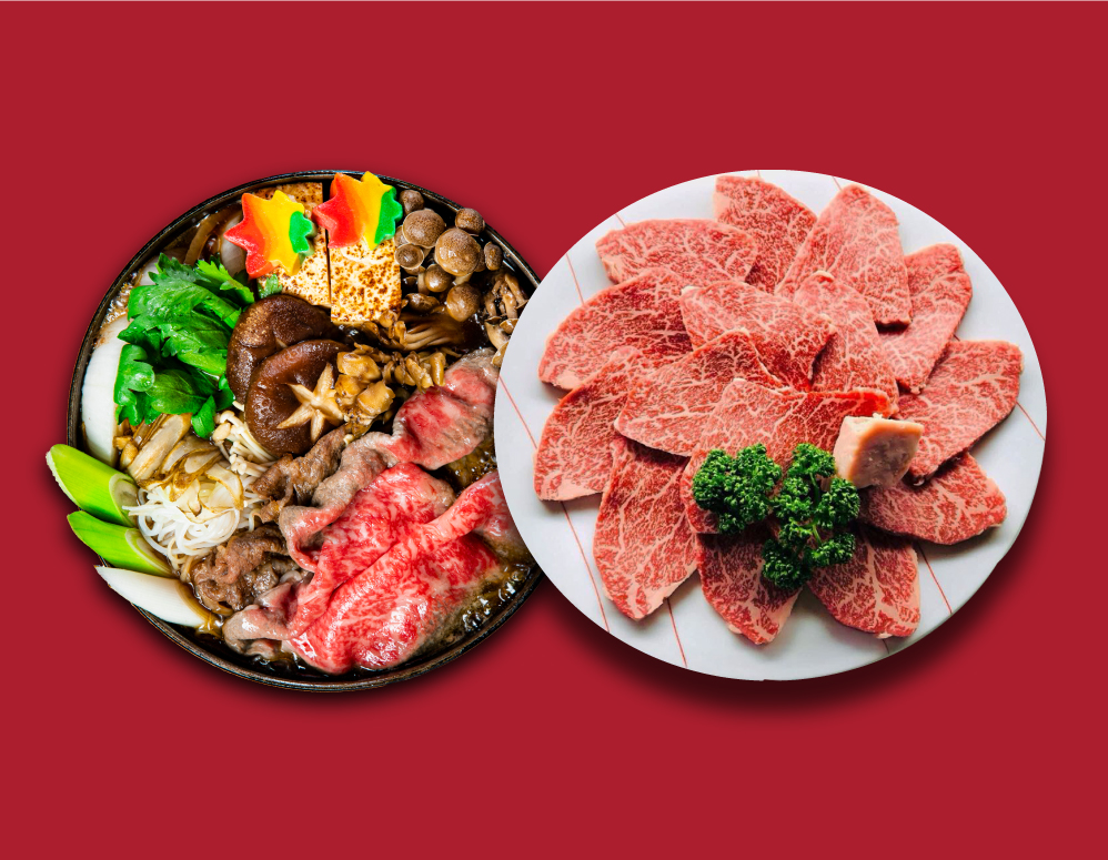 シャトーブリアンのすき焼きコース